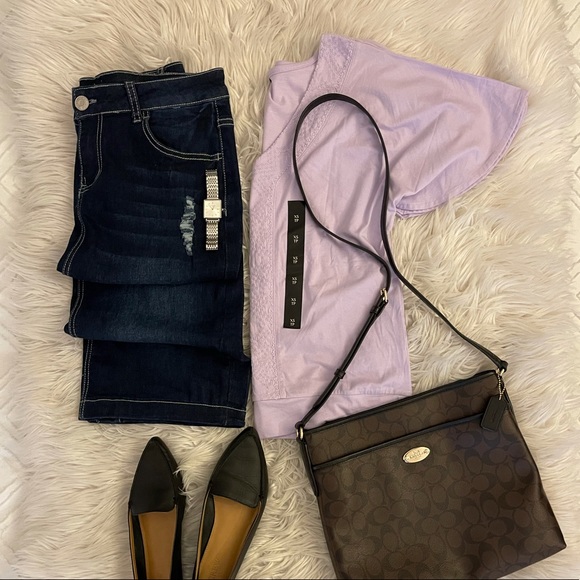 Banana Republic Tops - NWT | Banana Republic | Lavender Tee shirt